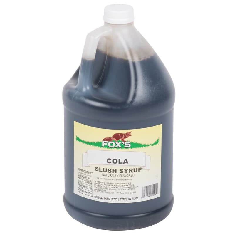Cola Slush Syrup - 1 Gallon for Refreshing Drinks