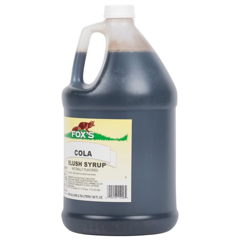 Cola Slush Syrup - 1 Gallon for Refreshing Drinks