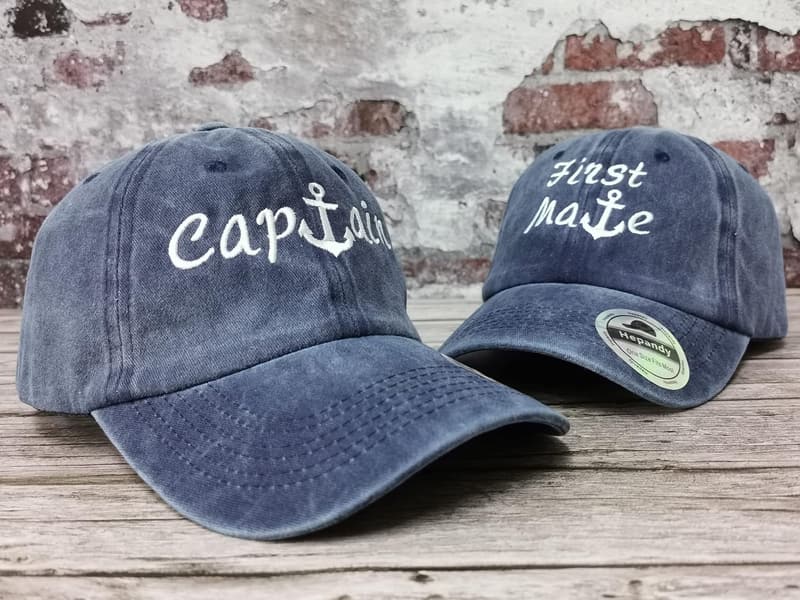 Personalized Mr & Mrs Baseball Hats for Family Fun
