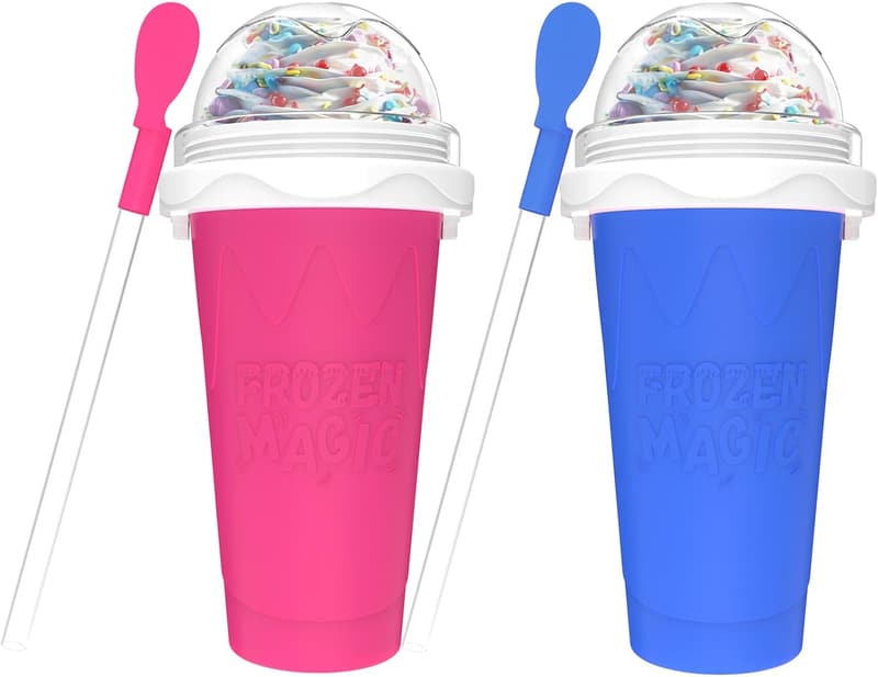 DIY Slushie Maker Cups - Quick Frozen Smoothie Set (2PCS)