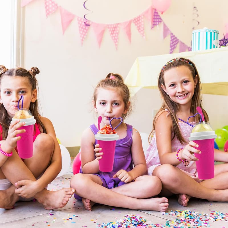 DIY Slushie Maker Cups - Quick Frozen Smoothie Set (2PCS)