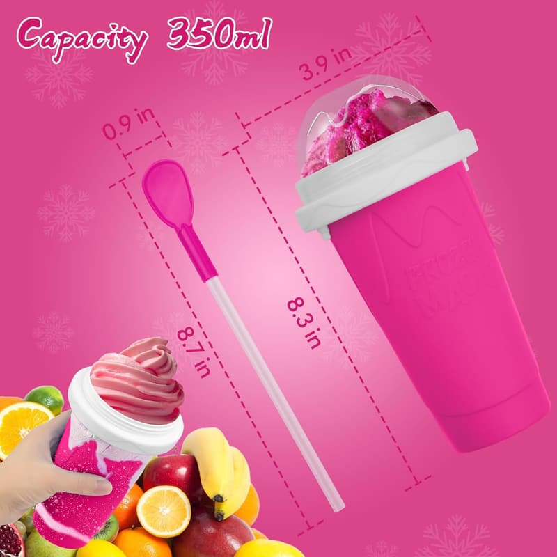 DIY Slushie Maker Cups - Quick Frozen Smoothie Set (2PCS)