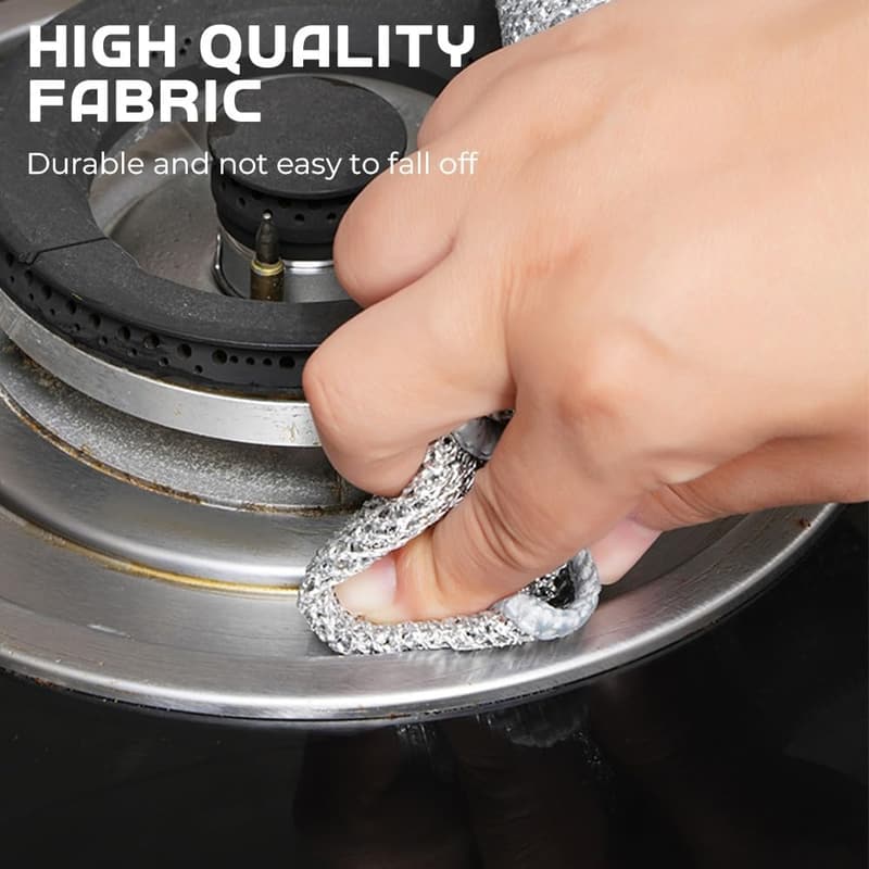 Reusable Non-Scratch Wire Dishwashing Rags Set (5)