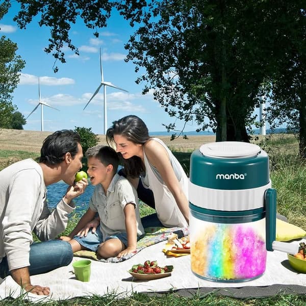 Portable Ice Shaver and Snow Cone Machine with Free Trays