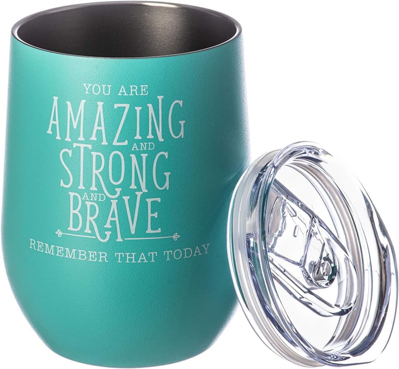 Thank You Insulated Wine Tumbler Gift for Women