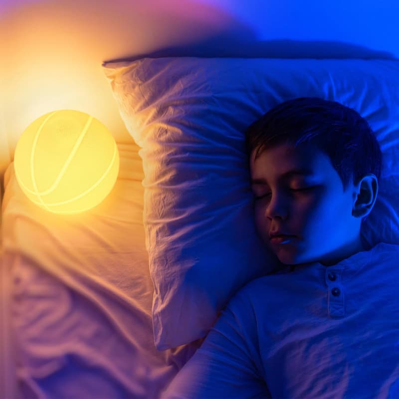 Basketball Night Light with Remote – 16 Color Changing Lamp for Dads