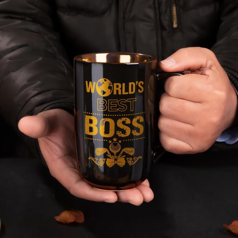 World's Best Boss Mug - Unique Gift for Office Leaders