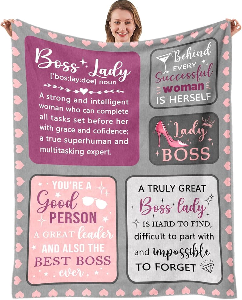 Boss Day Throw Blanket for Women - 50