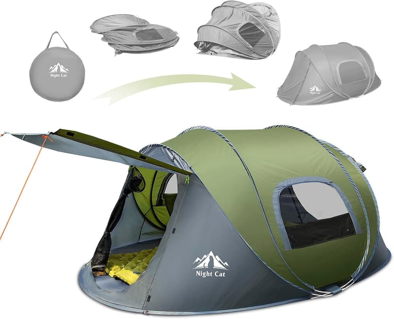 2-Person Waterproof Camping Tent with Instant Setup