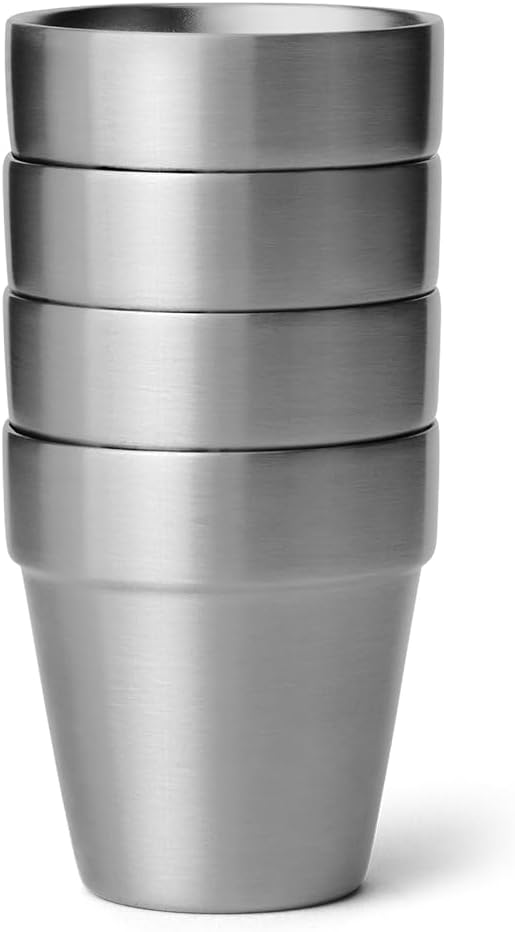 YETI Shot Glass Set with Carrying Case, 4 Pieces