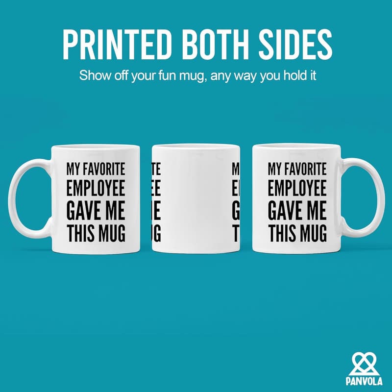 Funny Boss Mug - Ceramic Drinkware Gift from Employees (11 oz)