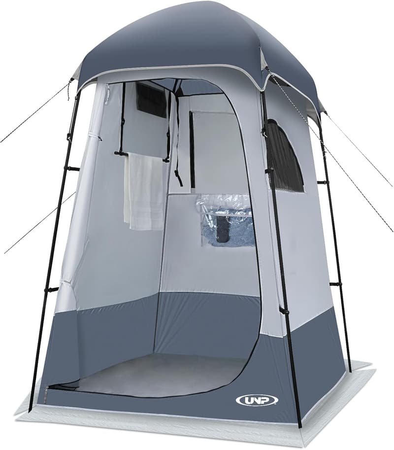 Portable Outdoor Privacy Shower Tent for Camping and Hiking
