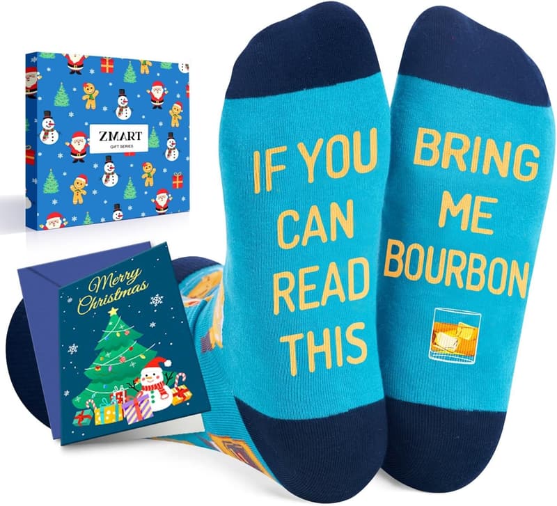 Bourbon Whiskey Socks - Fun Gift for Men