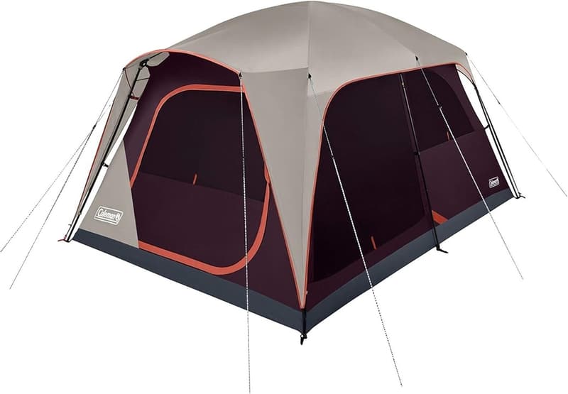 Weatherproof Family Camping Tent for 8-12 with Screen Room