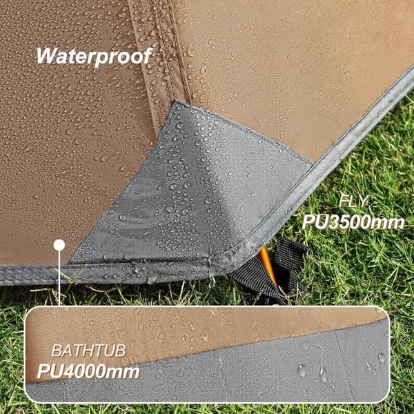 4-Season Waterproof Tent for Camping and Hiking