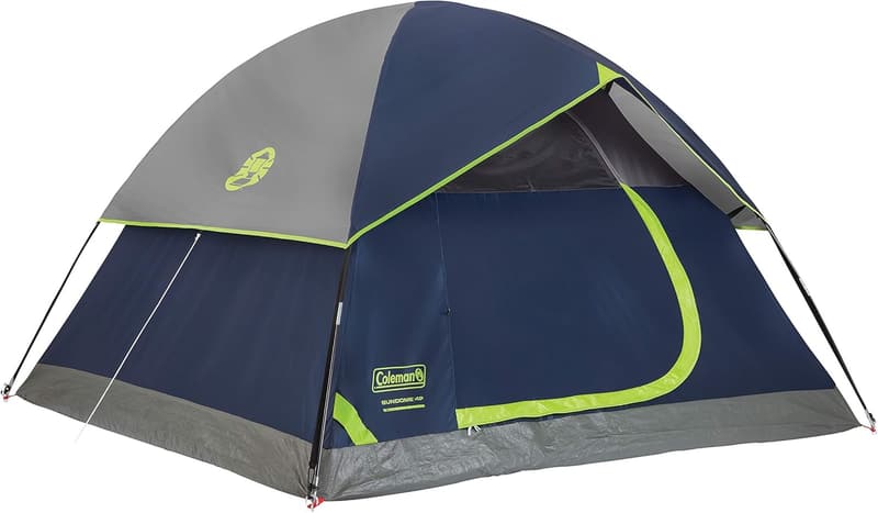 Coleman Sundome Camping Tent with Rainfly, 4-Person Capacity
