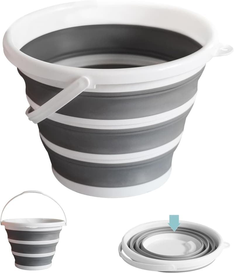 Portable 10L Collapsible Water Bucket for Outdoor Activities