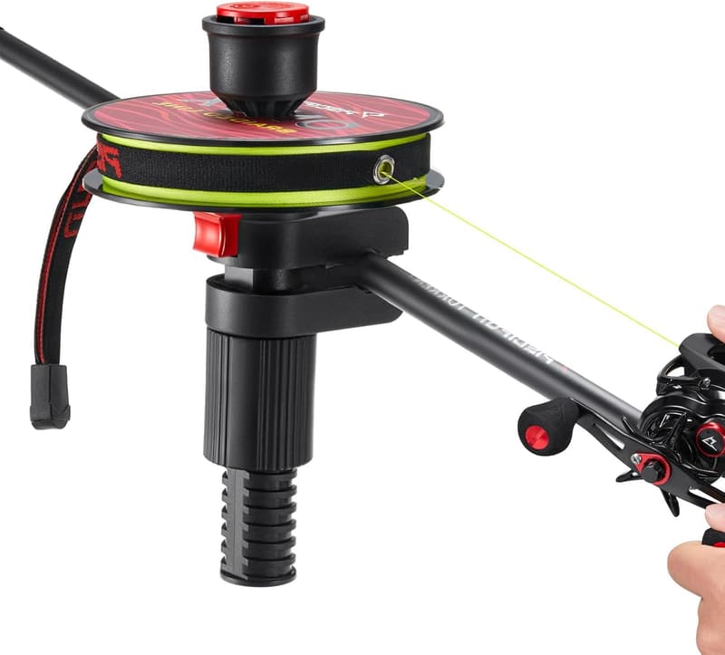 Fishing Line Spooler for Spinning & Baitcaster Reels