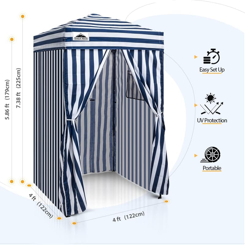 Ultra Compact 4x4 Pop-up Canopy for Pool & Camping