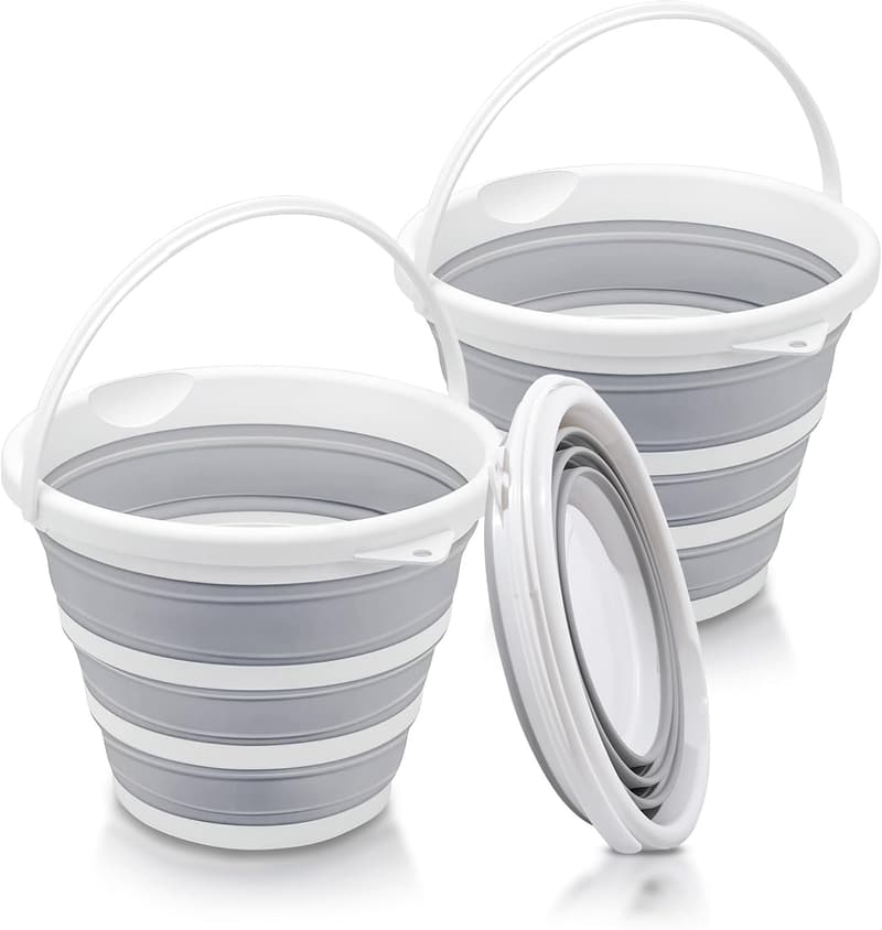Collapsible 10L Buckets - Multi-Purpose Portable Storage
