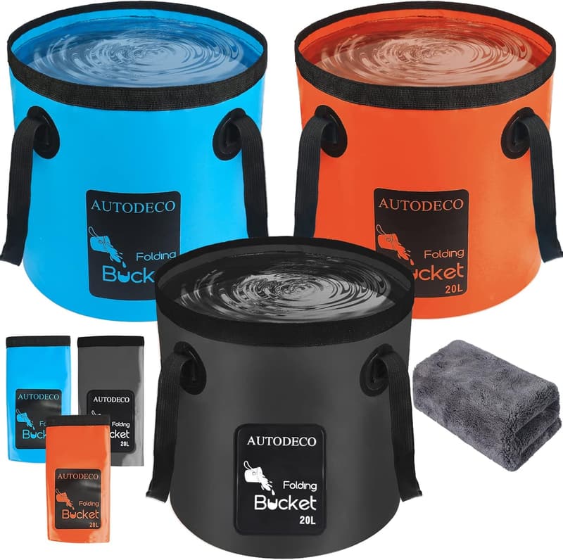 5 Gallon Portable Collapsible Folding Water Bucket