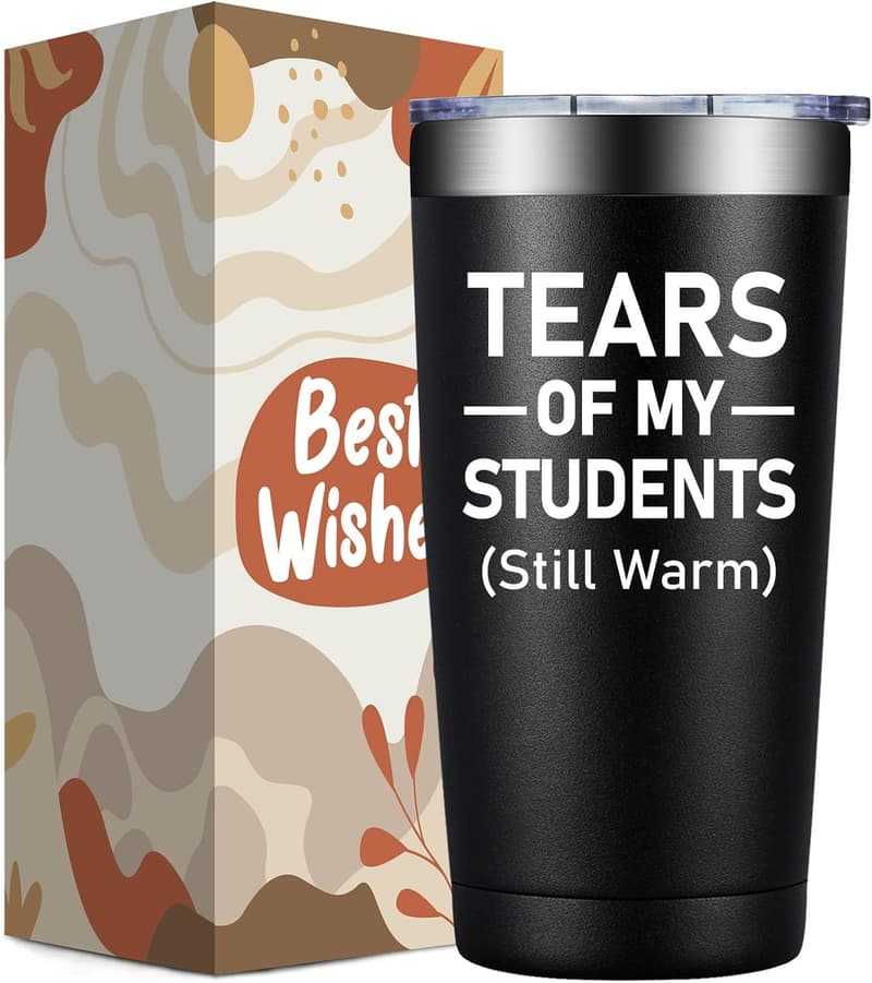 Teacher Appreciation 20oz Tumbler - Gift for Male Teachers