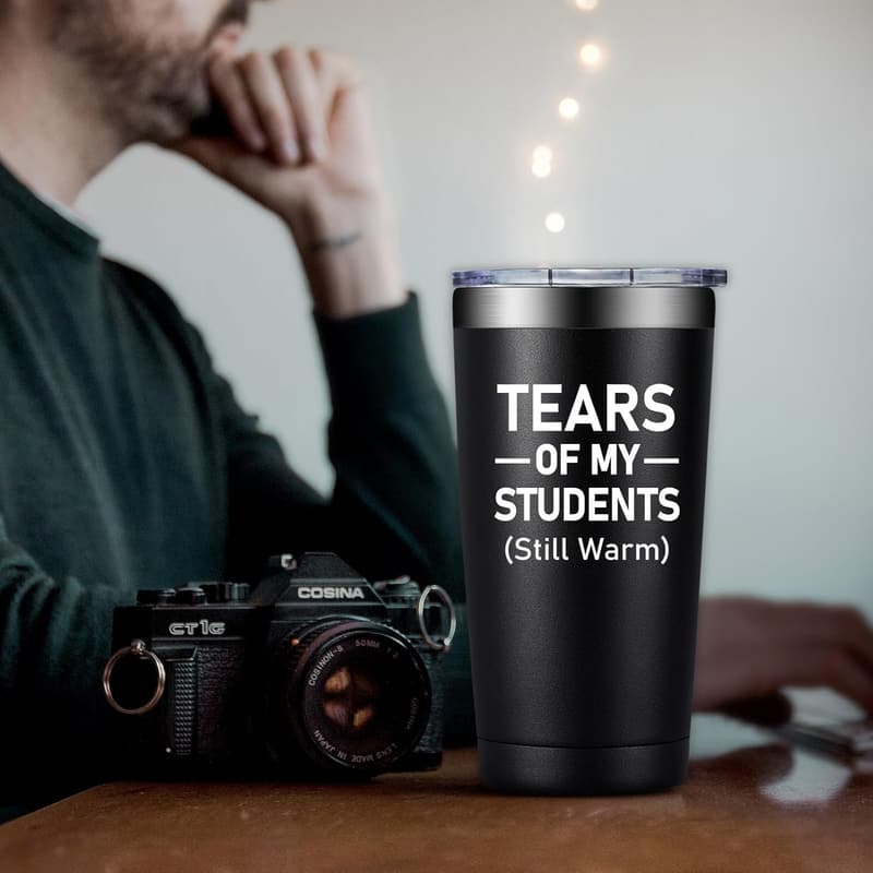 Teacher Appreciation 20oz Tumbler - Gift for Male Teachers