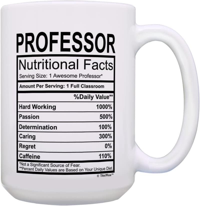 Professor Appreciation Mug - 15 oz Coffee Mug