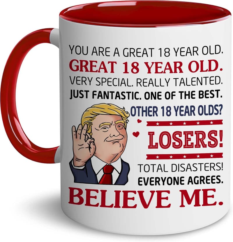 18th Birthday Mug Gift for Men and Women