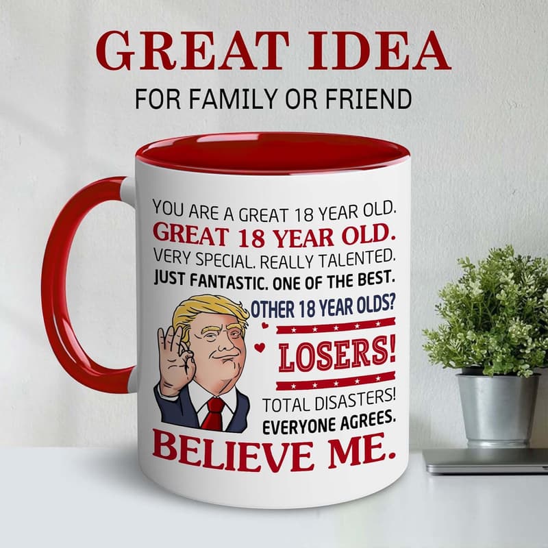 18th Birthday Mug Gift for Men and Women