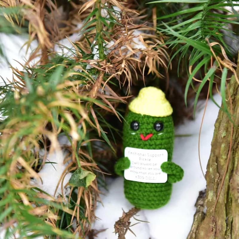 Emotional Support Potato Head Crochet Gift for Party Decor