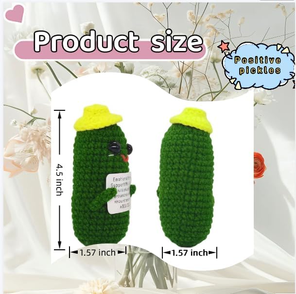 Emotional Support Potato Head Crochet Gift for Party Decor