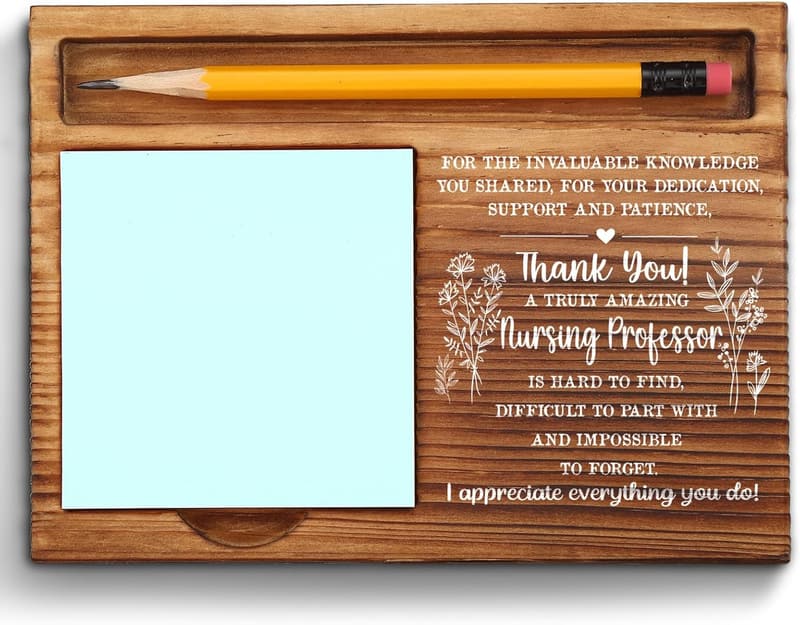 Nursing Professor Appreciation Gift - Self-Stick Note Pad Holder