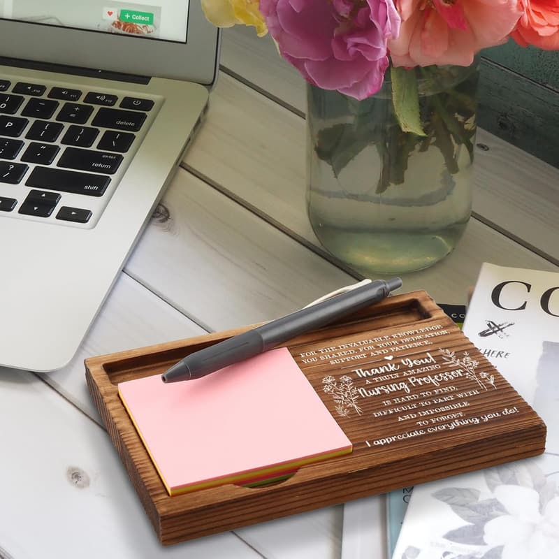 Nursing Professor Appreciation Gift - Self-Stick Note Pad Holder