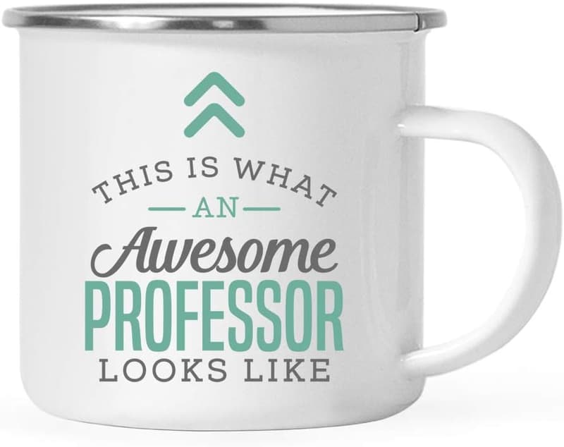 Professor Coffee Mug - 11oz Stainless Steel Campfire Style