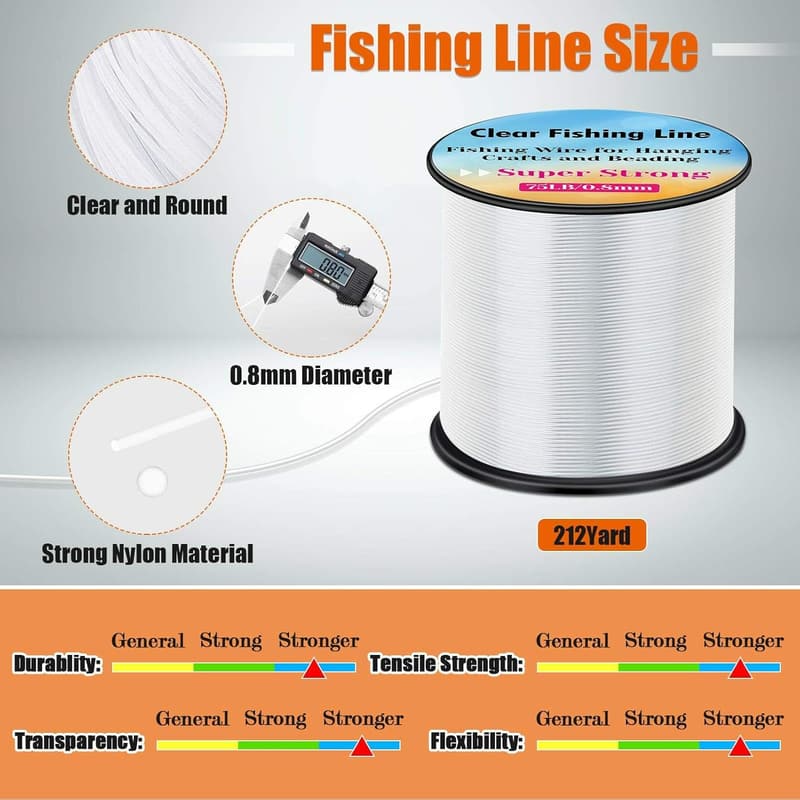 Invisible Heavy-Duty Fishing Line - Acejoz Nylon String