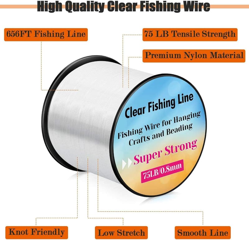 Invisible Heavy-Duty Fishing Line - Acejoz Nylon String