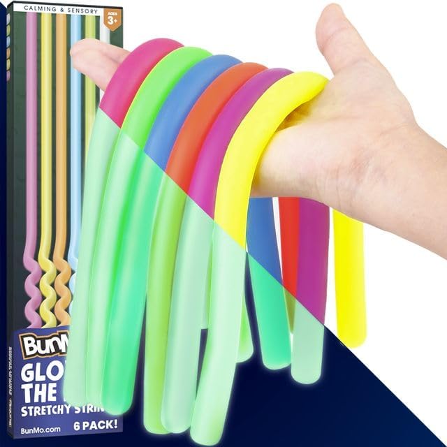 Glow in the Dark 6-Pack Sensory Fidget Toys for Kids