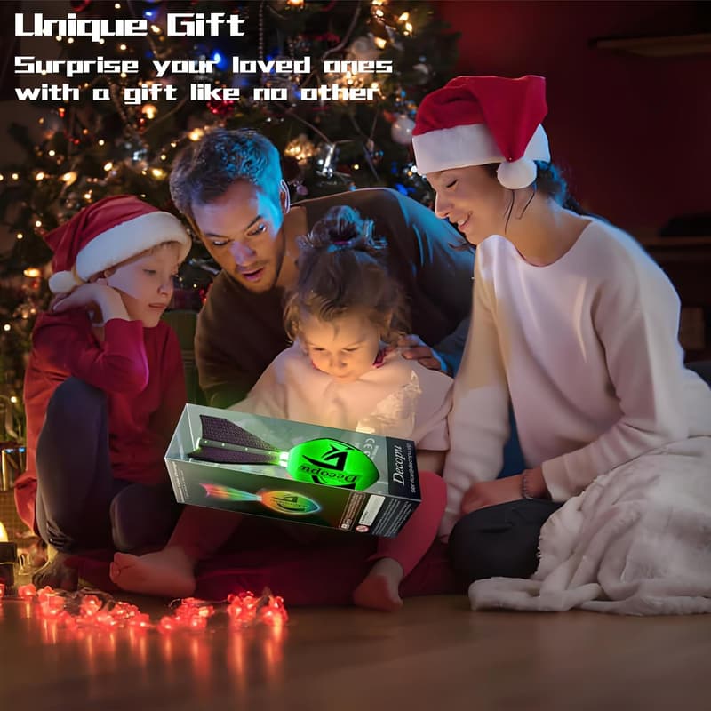 Glow in the Dark LED Football - Perfect Gift for Kids 8-15