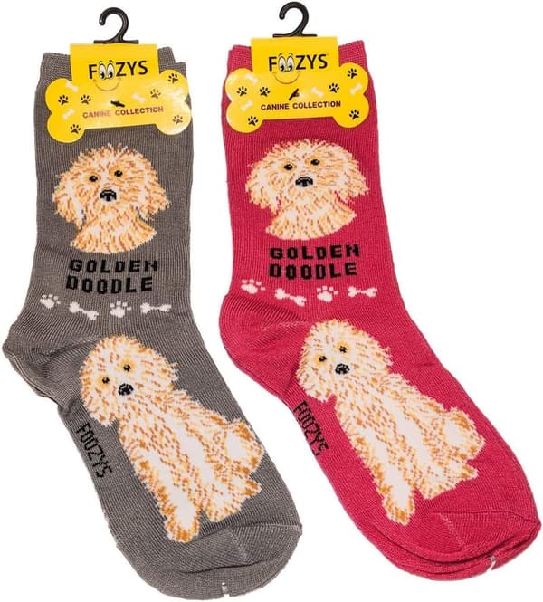 Goldendoodle Crew Socks | Unisex Canine Collection