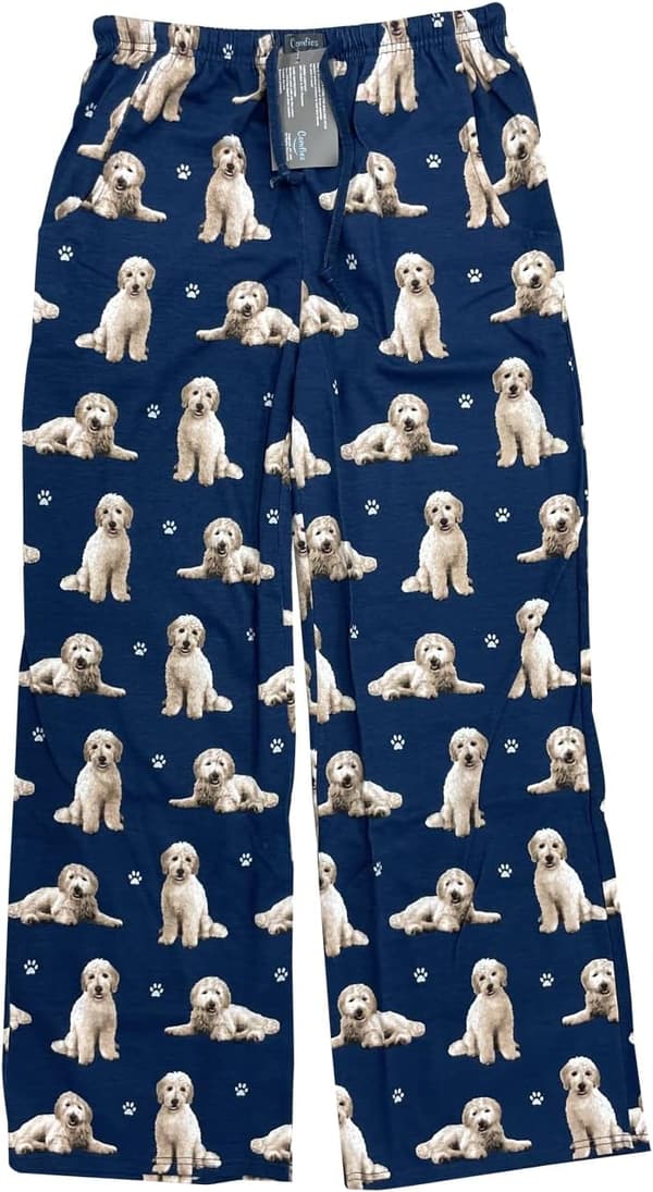 Goldendoodle Pajama Bottoms - Soft Cotton Blend for Pet Lovers