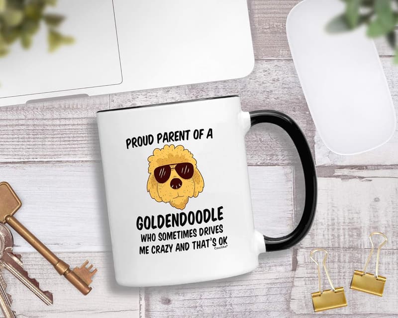 Goldendoodle Coffee Mug for Dog Moms and Dads