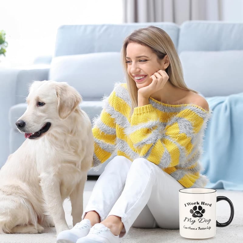 Funny Dog Mom Gift Basket for Women – Mugs & Bracelets