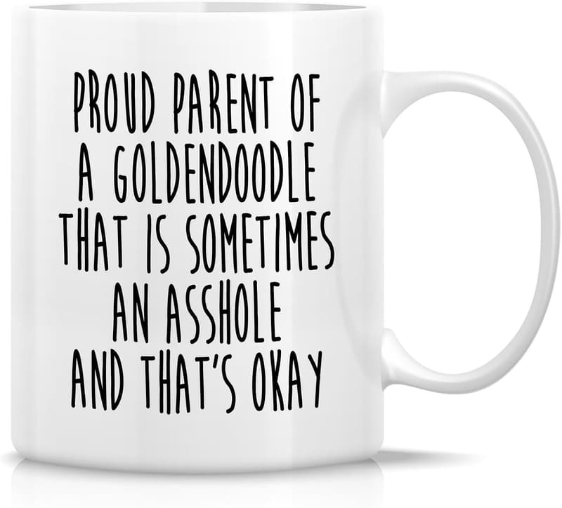 Goldendoodle Mug - Humorous Gift for Dog Lovers, 11 oz Ceramic