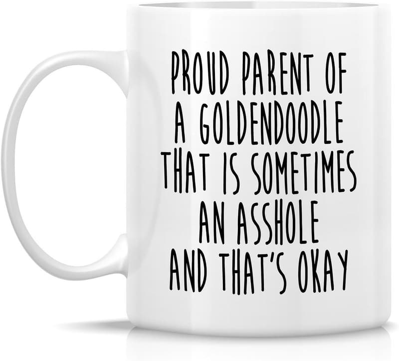 Goldendoodle Mug - Humorous Gift for Dog Lovers, 11 oz Ceramic