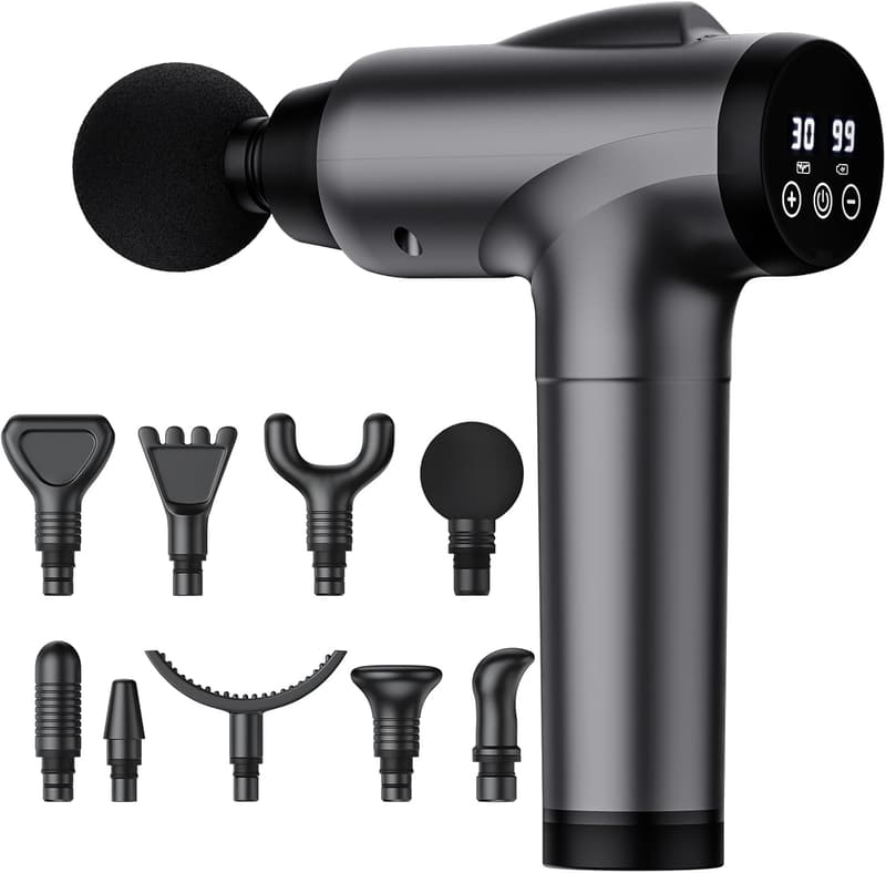 Handheld Electric Muscle Massager for Pain Relief with 30 Speeds