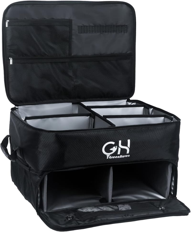Golf Trunk Organizer - Waterproof Storage Bag with Ventilated Compartments