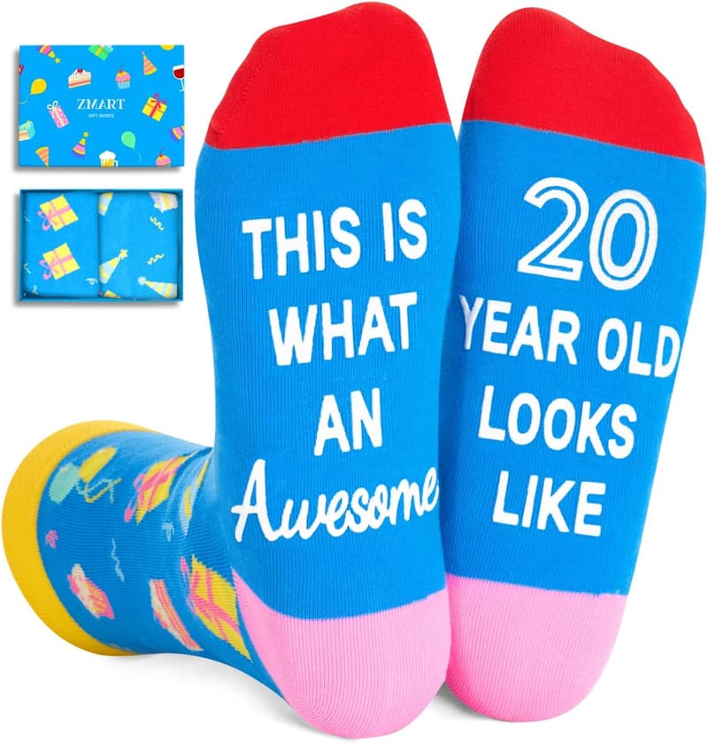 Birthday Gift Socks for Women and Men in Their 20s and 30s