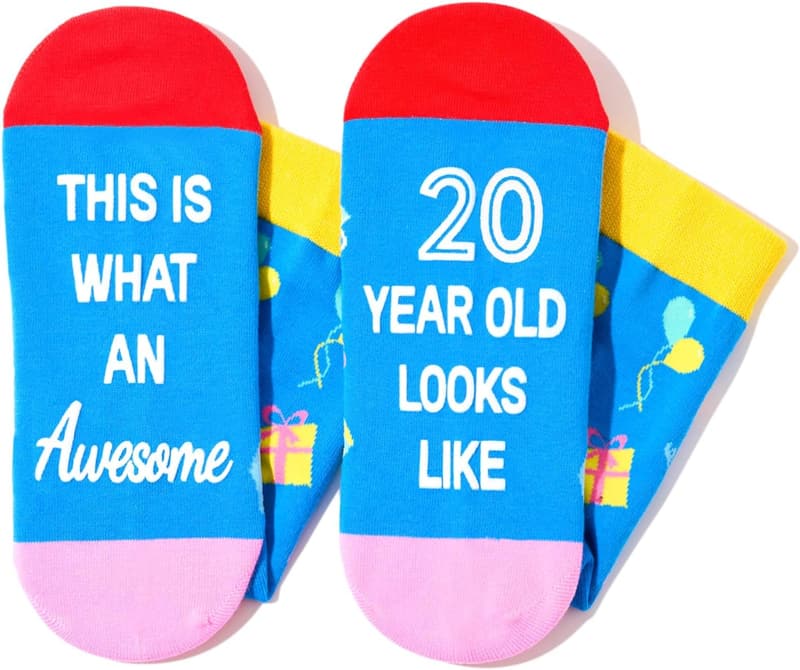 Birthday Gift Socks for Women and Men in Their 20s and 30s