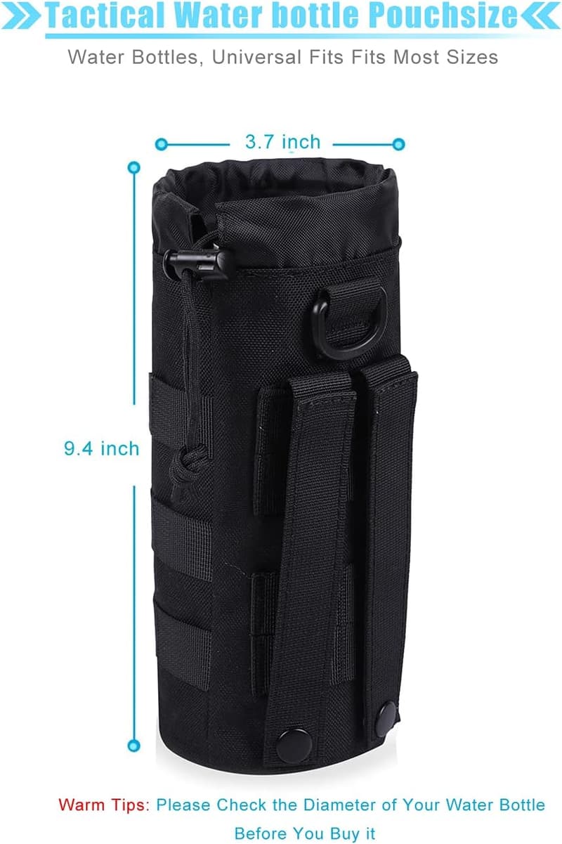 Tactical Molle Water Bottle Holder Attachment Pouch
